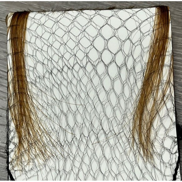 Hair Piece 4” Long Straight Hairpiece Extension Accessory Light Brown Clips - Picture 2 of 3